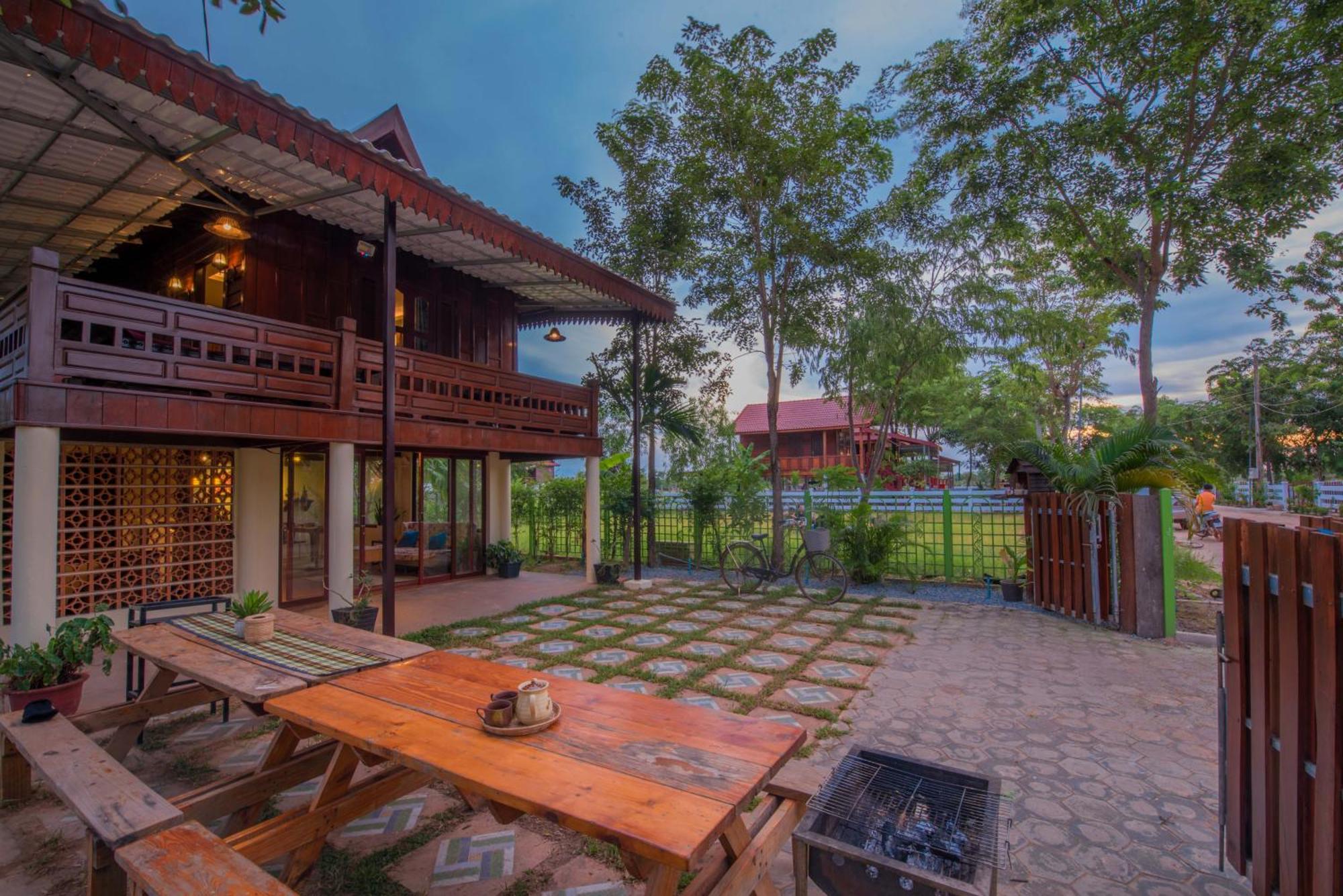 Serene Eco Work & Relax Retreat Rice Field Alojamento Siem Reap
