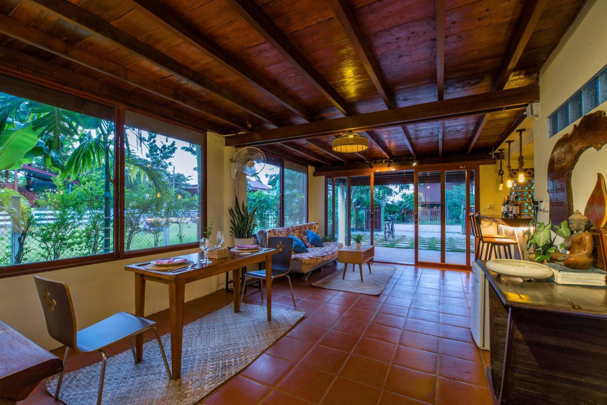 Alojamento Serene Eco Work & Relax Retreat Rice Field Siem Reap